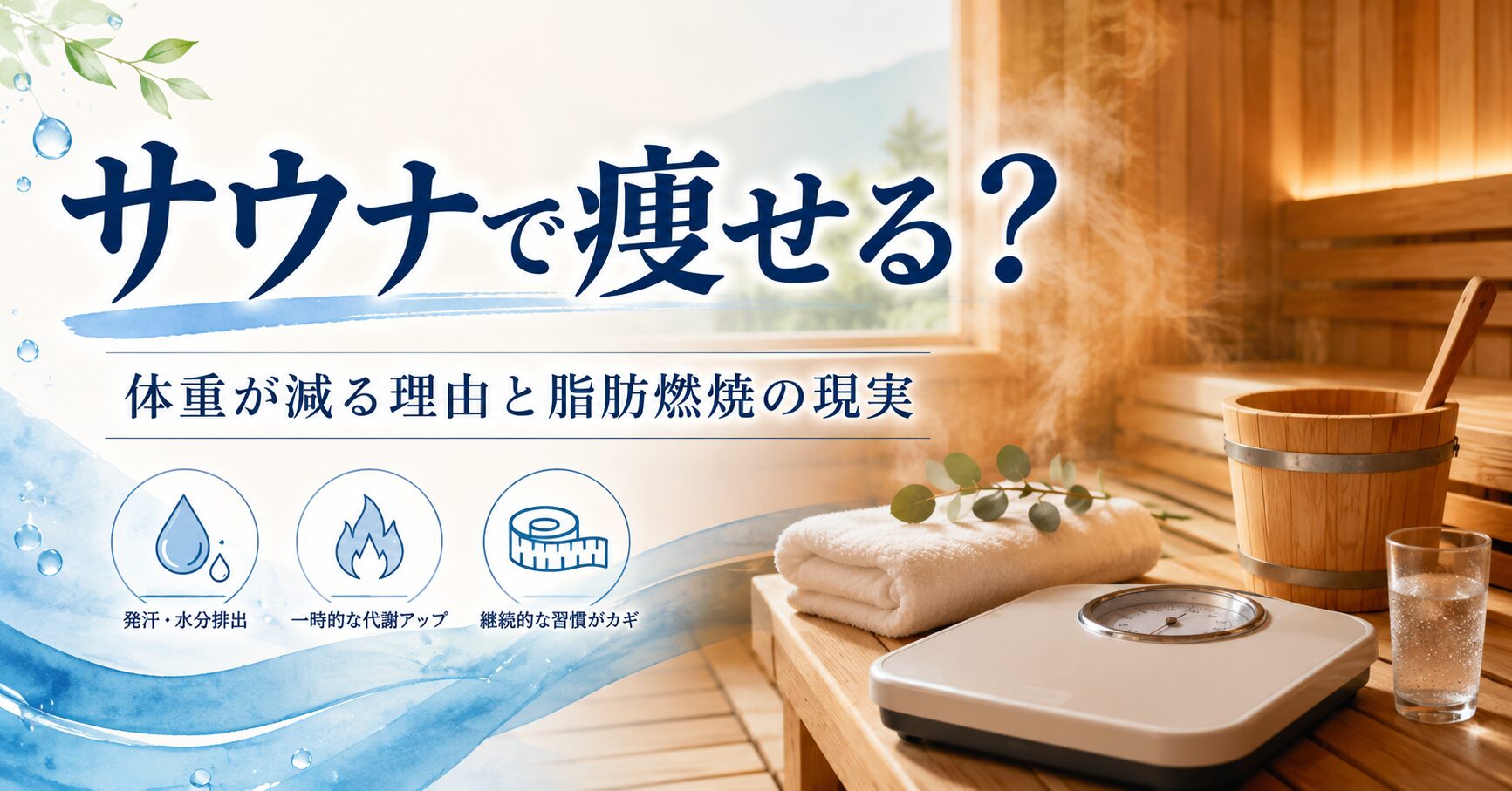 サウナで痩せる？体重が減る理由と脂肪燃焼の現実を週5利用者が解説
