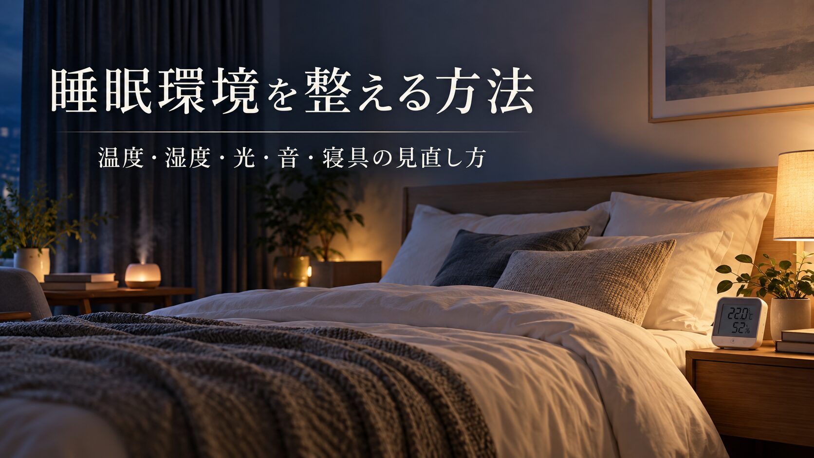 睡眠環境を整える方法